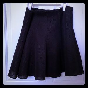Black skater skirt